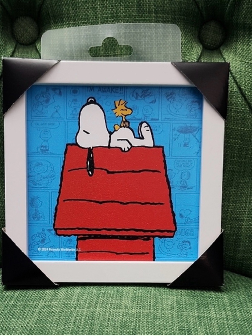 Peanuts Snoopy & Woodstock Red Doghouse Wall Art. NWT. - Picture 3 of 4